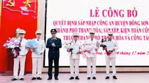 Sáp nhập Công an huyện Đông Sơn vào Công an TP Thanh Hóa