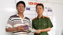 Công an xã tìm kiếm người đánh rơi tài sản để trao trả lại
