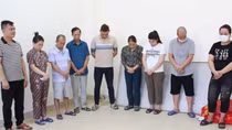 Nghệ An: Bắt 10 đối tượng trong đường dây đánh bạc hơn 10 tỷ đồng