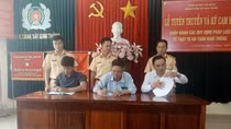Nhiều doanh nghiệp vận tải hành khách cam kết không vi phạm Luật Giao thông