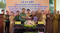 Tăng cường tuyên tuyền, vận động tăng ni, phật tử tham gia bảo đảm TTATGT