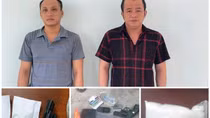 Thủ súng đi mua ma túy về nhà trọ bán kiếm lời