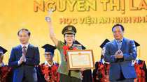 3 thủ khoa của các trường CAND được tuyên dương
