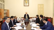Tổng Bí thư Nguyễn Phú Trọng chủ trì cuộc họp lãnh đạo chủ chốt