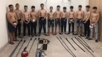 Truy xét nhanh 2 nhóm đối tượng dùng hung khí hỗn chiến trong đêm