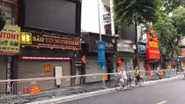 Hà Nội: phong toả một đoạn phố Trần Nhân Tông do có F0