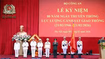 Lực lượng CSGT đón nhận Huân chương Quân công hạng Nhất