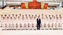 Chủ tịch nước Lương Cường dự buổi làm việc tại Đoàn đại biểu Đảng bộ Công an Trung ương