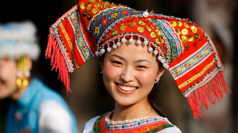 Người con gái dân tộc Choang
