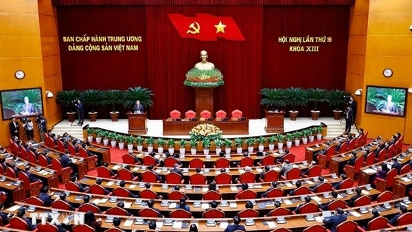 Tổng Bí thư Tô Lâm phát biểu bế mạc Hội nghị lần thứ 15 Ban Chấp hành Trung ương khóa XIII. 