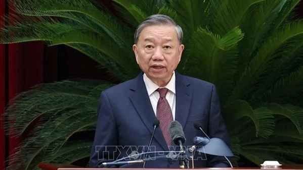 Tổng Bí thư Tô Lâm phát biểu bế mạc Hội nghị lần thứ 12 Ban Chấp hành Trung ương Đảng khóa XIII.