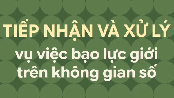 Tiếp nhận và xử lý vụ việc bạo lực giới trên không gian số