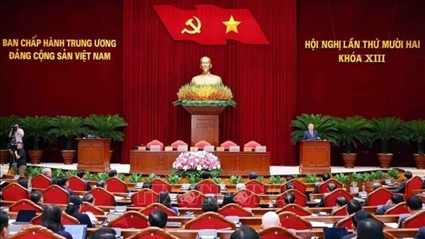 Thông báo Hội nghị lần thứ 12 Ban Chấp hành Trung ương Đảng khóa XIII