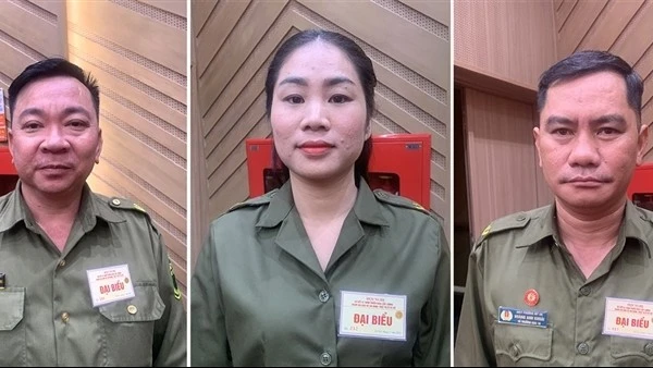 Lực lượng ANTT ở cơ sở gửi trọn niềm tin, kỳ vọng vào Đại hội XIV của Đảng