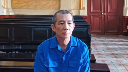 Bị cáo tại phiên tòa.