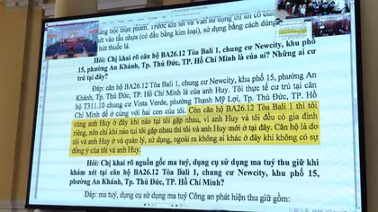 Viện Kiểm sát trình chiếu lời khai của các bị cáo tại tòa