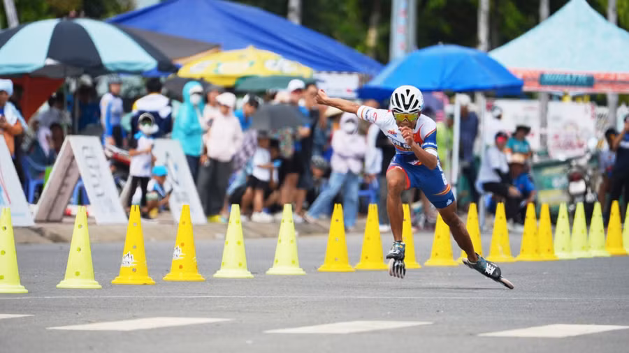 Vận động viên Công an nhân dân ghi dấu ấn tại giải Roller 2026