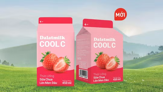 Câu chuyện thiên nhiên qua Thức uống sữa chua lên men Dâu Dalatmilk Cool C
