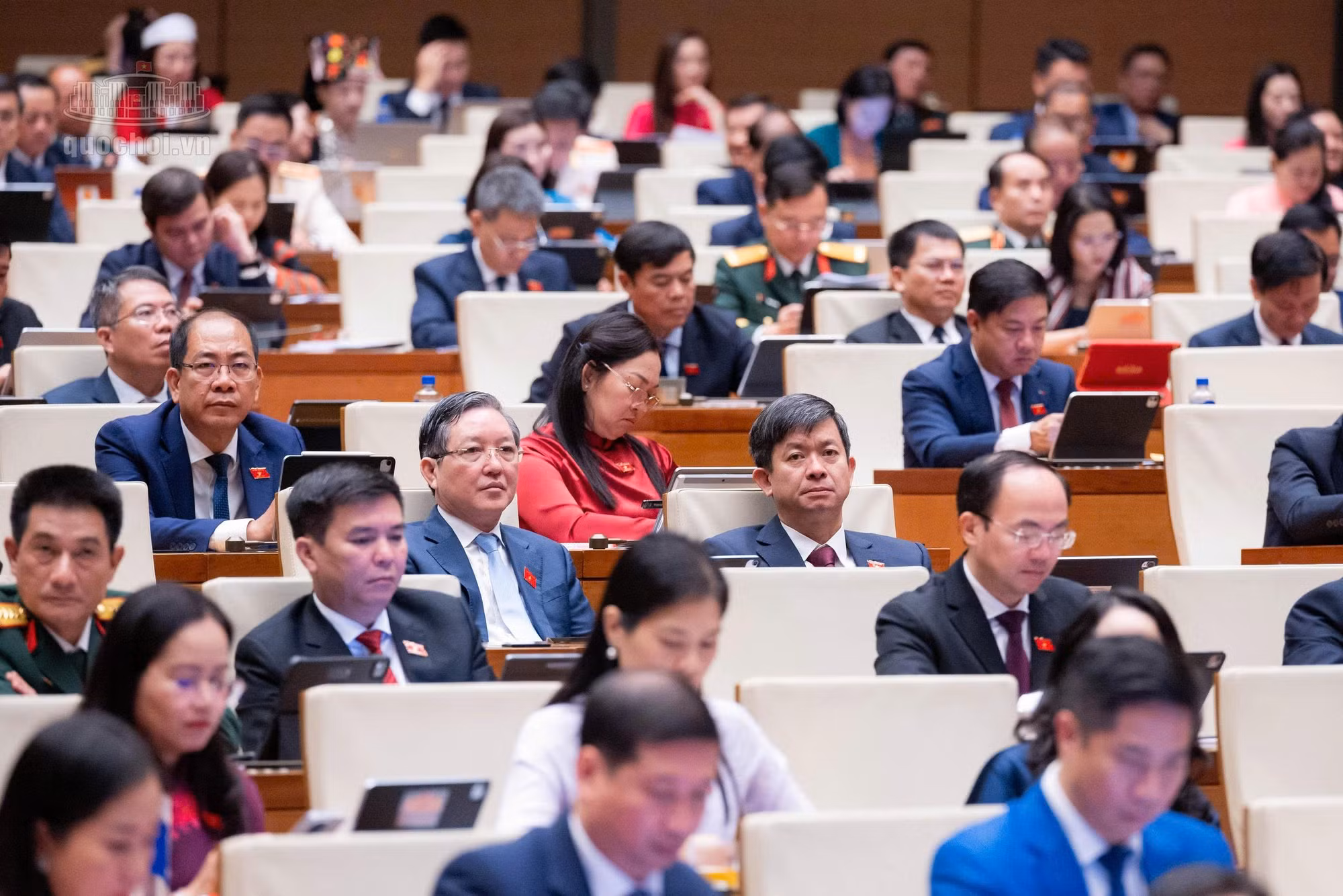 Các đại biểu dự phiên họp.