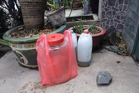 Xăng được tìm thấy trong vụ việc của ông Vương Chí Linh.