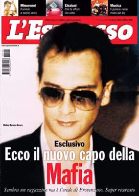 Trùm mafia Matteo Messina Denaro của Cosa Nostra ở Sicily trên trang bìa tờ Espresso của Italia.