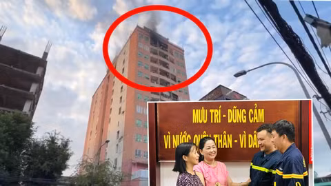 “Nếu không có các anh chắc chồng tôi bị ngạt bởi khói độc!”