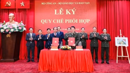Tăng cường phối hợp giữa Bộ Công an và Bộ Giáo dục và Đào tạo