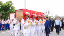 Đón nhận 28 hài cốt liệt sĩ là Quân tình nguyện và Chuyên gia Việt Nam hy sinh tại nước bạn Lào