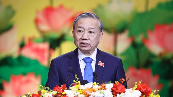 Tổng Bí thư Tô Lâm phát biểu chỉ đạo tại buổi Lễ kỷ niệm.