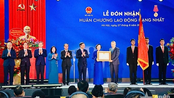 Tổng Bí thư Tô Lâm dự Lễ kỷ niệm 80 năm thành lập Bộ Nội vụ 