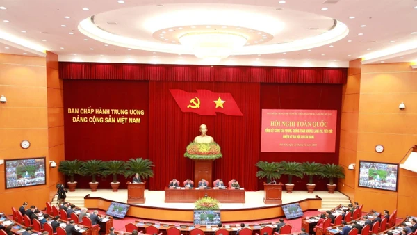 Phòng, chống tham nhũng, lãng phí, tiêu cực phục vụ phát triển đất nước 