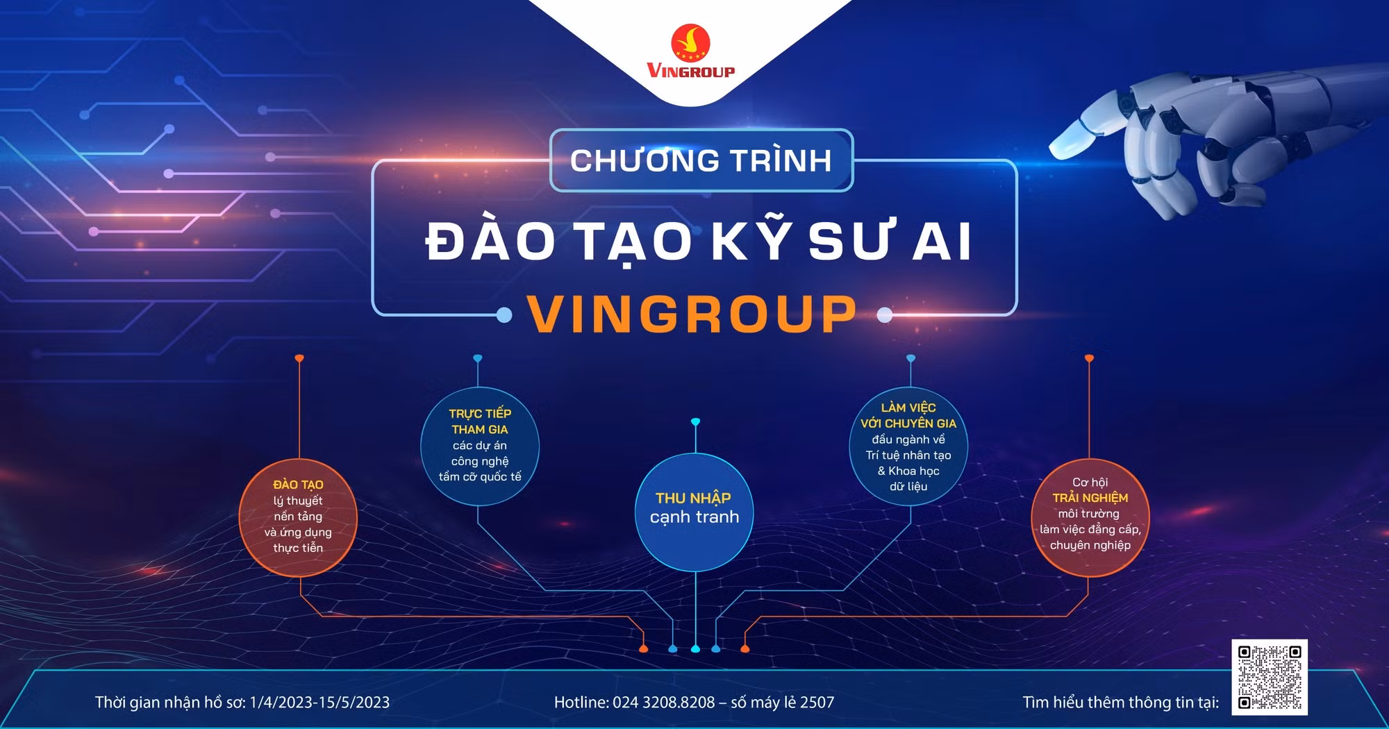 Chương trình Đào tạo Kỹ sư AI&nbsp;Vingroup&nbsp;tuyển sinh&nbsp;năm thứ&nbsp;4 -0
