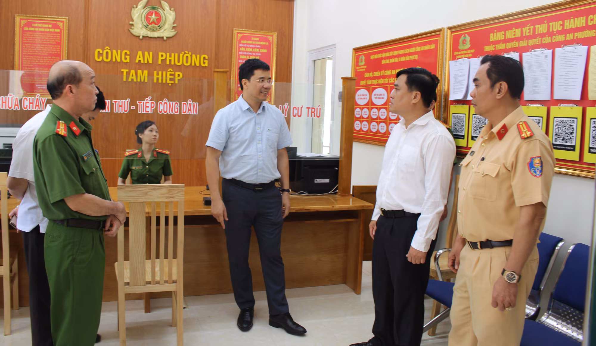 Thí điểm phòng tiếp dân sang trọng, hiện đại cho Công an phường -0