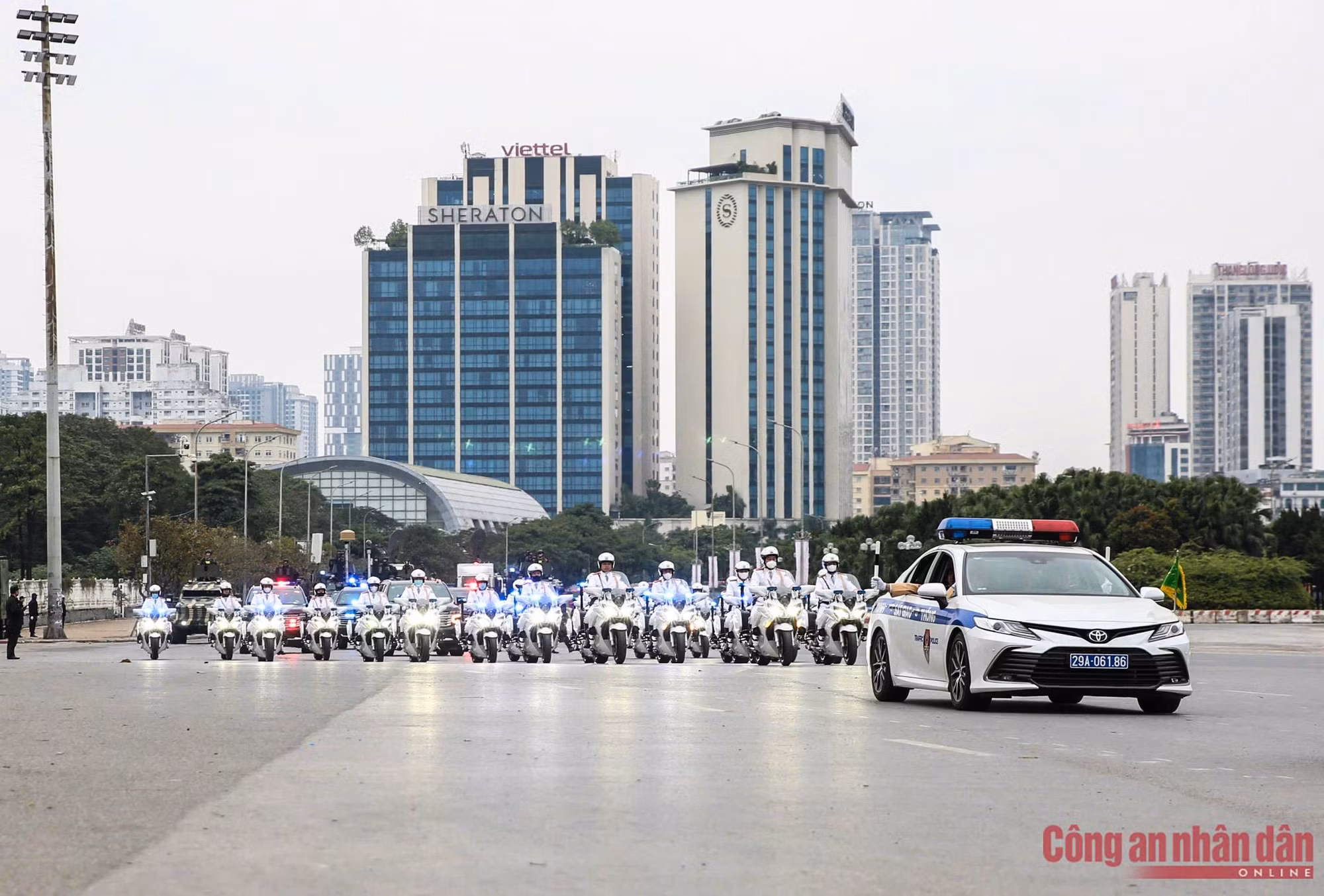 Ngắm dàn phương tiện đặc chủng của CAND sẵn sàng xuất quân bảo vệ Đại hội Đảng -0