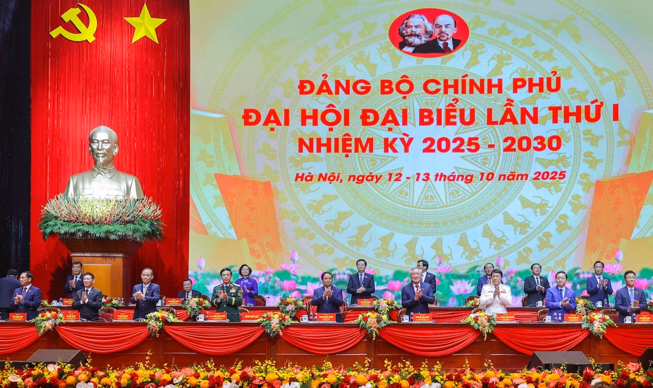 Tổng Bí thư Tô Lâm dự, chỉ đạo Đại hội đại biểu Đảng bộ Chính phủ lần thứ nhất -0