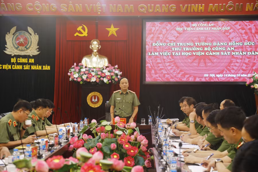 Đưa Học viện CSND trở thành cơ sở giáo dục uy tín trong&nbsp;khối các trường Cảnh sát khu vực ASEAN -0