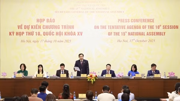 Kỳ họp thứ 10 khai mạc ngày 20/10, Quốc hội kết hợp tổng kết nhiệm kỳ, không tổ chức chất vấn