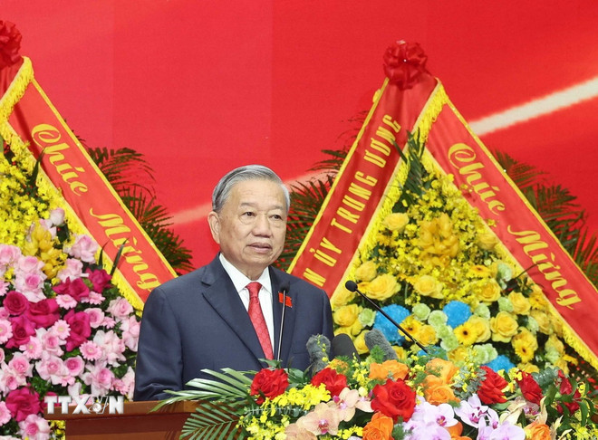 Phát biểu của Tổng Bí thư Tô Lâm tại Đại hội Đảng bộ Chính phủ lần thứ nhất -0