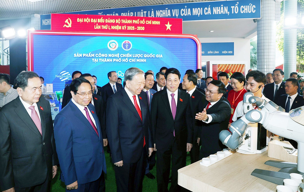 Tổng Bí thư Tô Lâm dự và chỉ đạo Đại hội đại biểu Đảng bộ TP Hồ Chí Minh -0