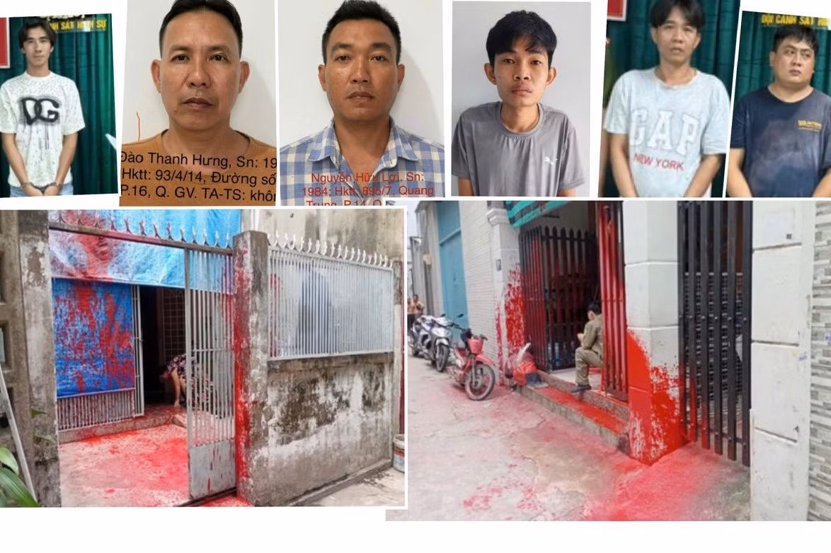 Mâu thuẫn nhỏ nhặt nhưng khốn khổ vì bị tạt mắm tôm, sơn đỏ -0