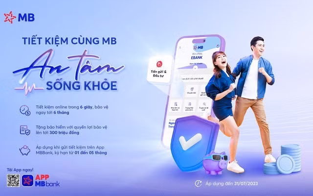 Trải nghiệm giá trị song hành: Tiết kiệm cùng MB - An tâm sống khỏe -0