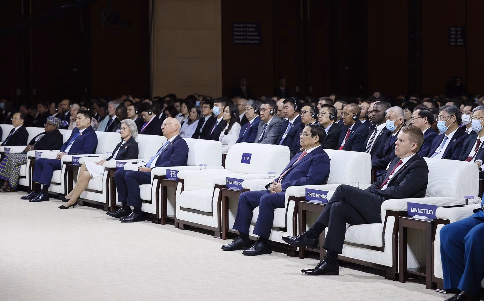 Thủ tướng Chính phủ dự khai mạc và Phiên thảo luận của Hội nghị WEF -0