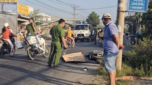 Truy đuổi xe đầu kéo gây tai nạn chết người rồi rời hiện trường