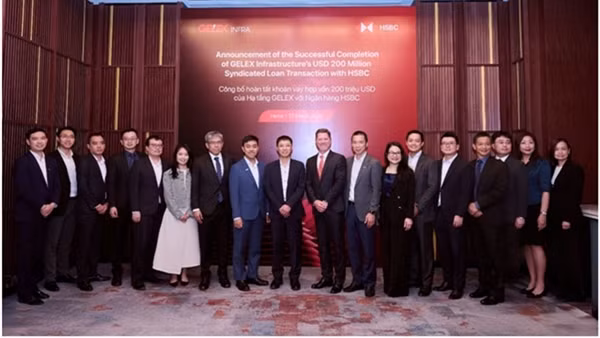 Hạ tầng GELEX công bố hoàn tất khoản vay hợp vốn 200 triệu USD với HSBC
