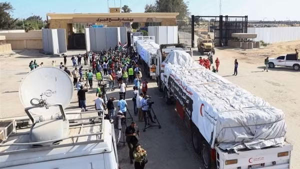 Đoàn xe cứu trợ lớn nhất đi vào Dải Gaza