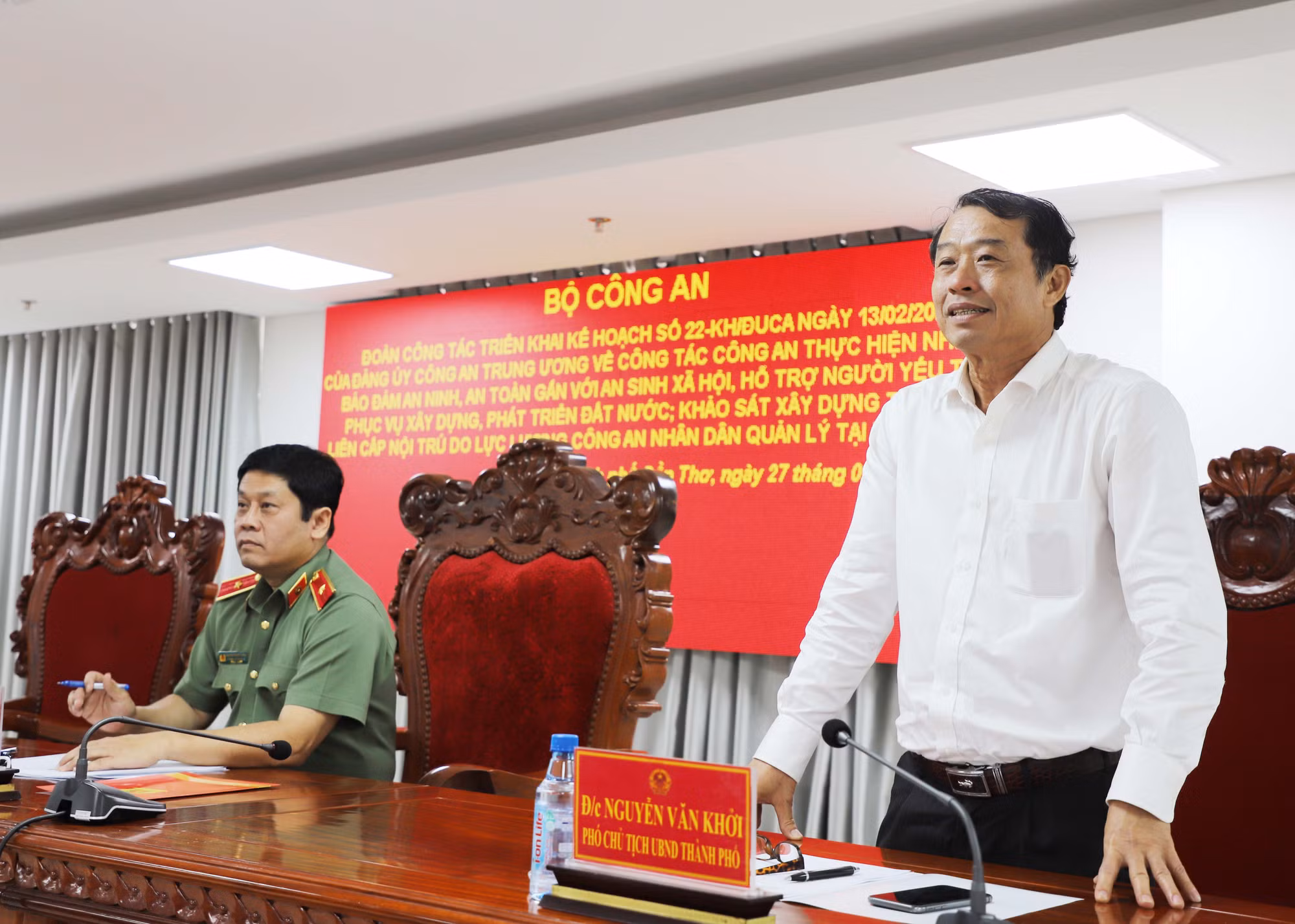 Bộ Công an khảo sát xây dựng trường phổ thông liên cấp nội trú tại trụ sở Công an tỉnh Sóc Trăng cũ -0
