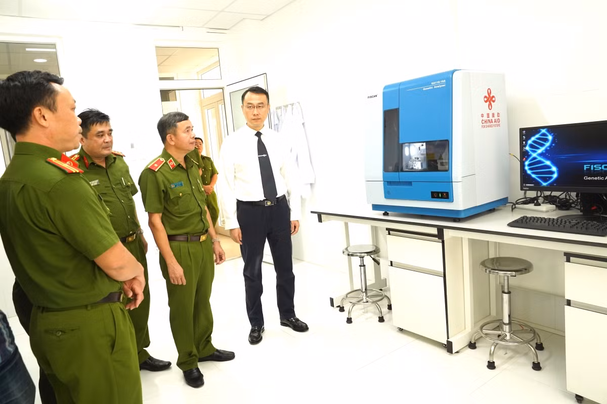 Khánh thành phòng thí nghiệm giám định AND do Chính phủ Trung Quốc viện trợ thiết bị -1