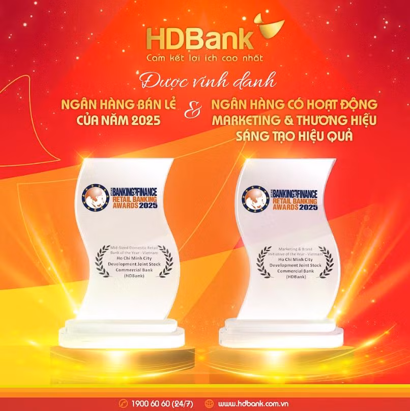 HDBank nhận hai giải thưởng quốc tế, tiếp tục khẳng định vị thế trên bản đồ tài chính khu vực -0