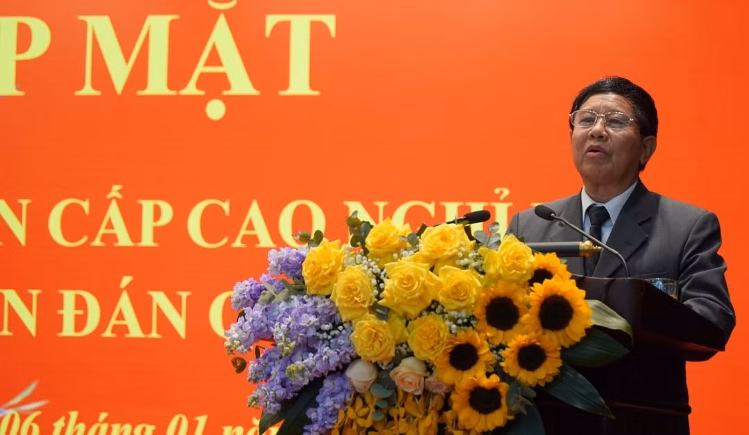 Đảng ủy Công an Trung ương, Bộ Công an gặp mặt, chúc Tết cán bộ Công an cấp cao đã nghỉ hưu tại Hà Nội -0
