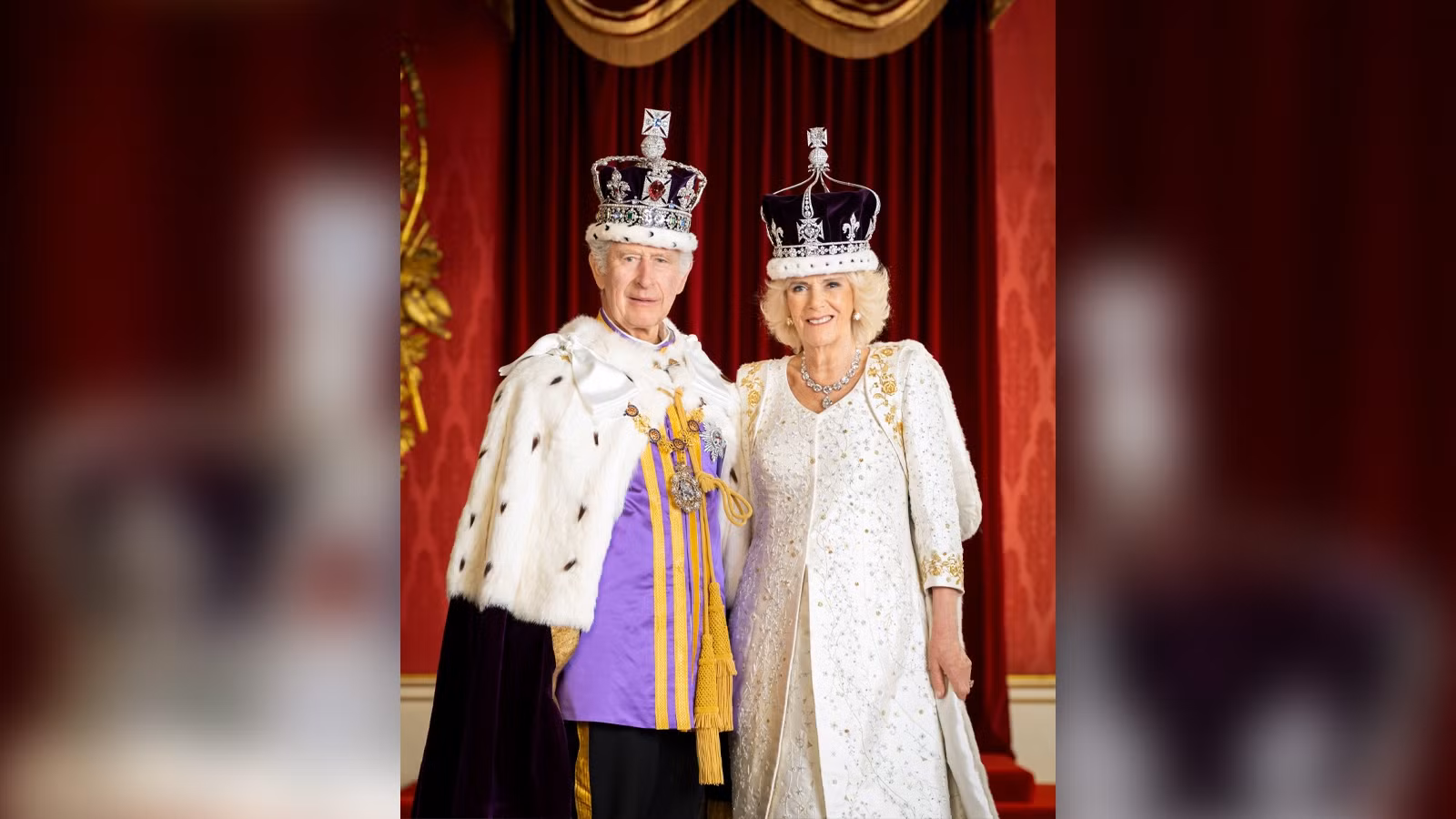 Bức ảnh chân dung đăng quang chính thức của Vua Charles III -0